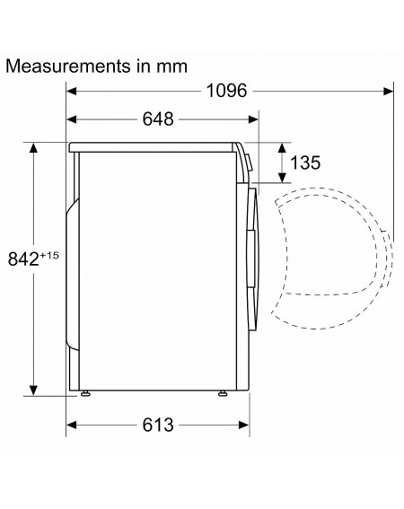 Džiovyklė BOSCH WQG245AESN